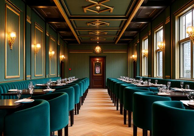 Interno raffinato del ristorante DecoDine